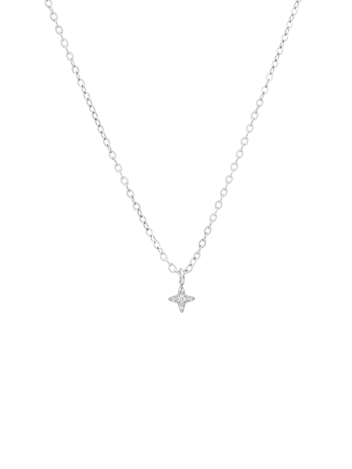 Collar Dije Mini Estrella Del Norte Zirconias