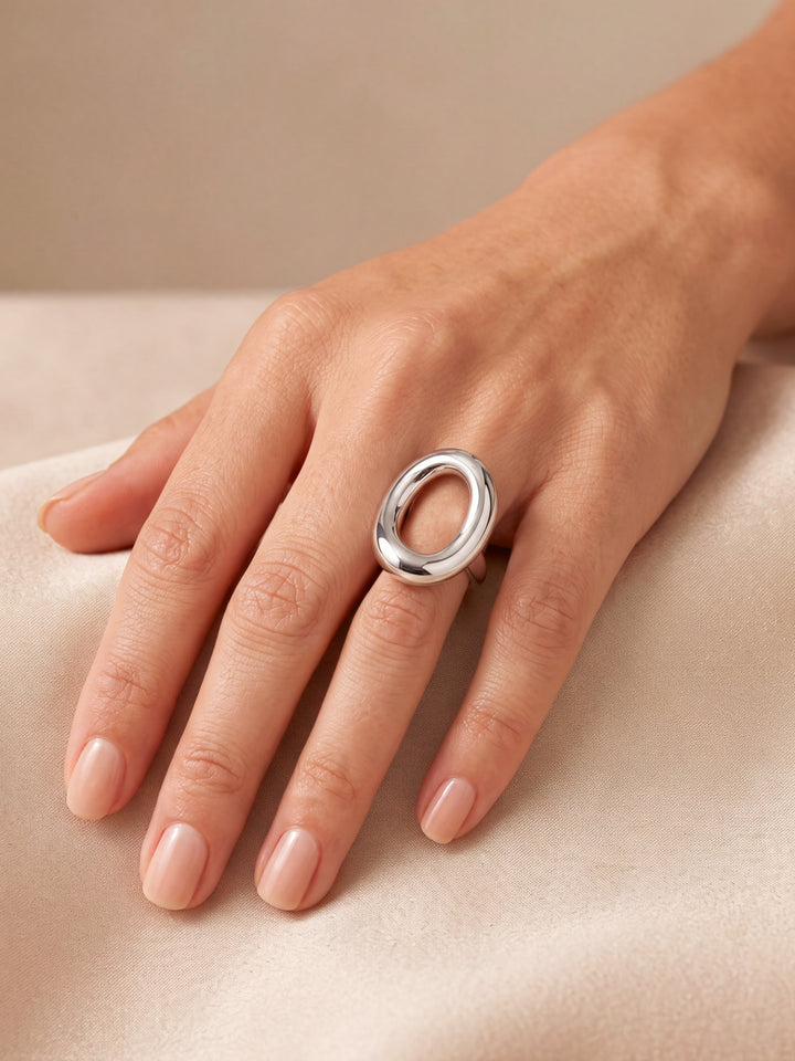 Anillo Ovalo Abierto
