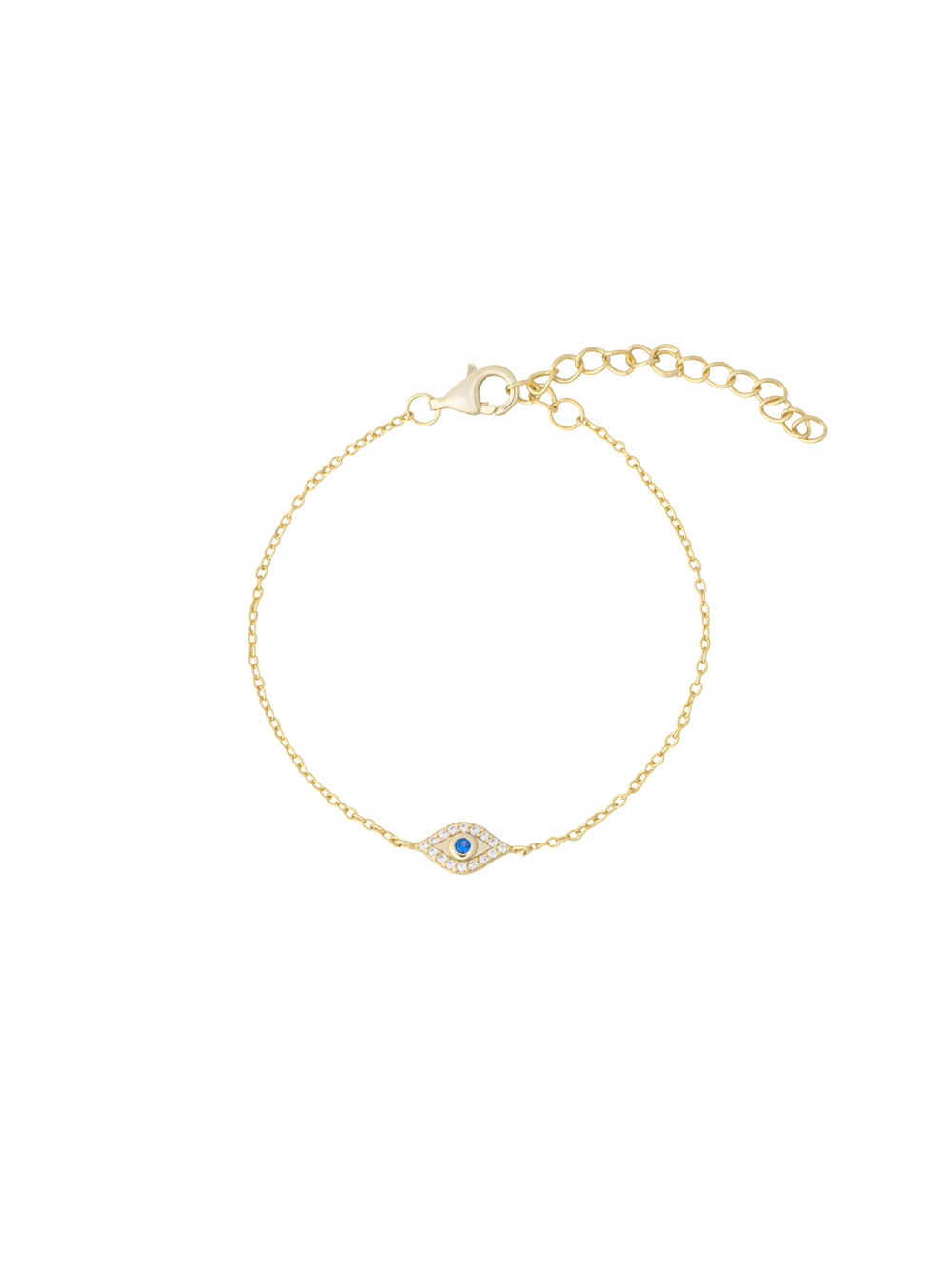 Pulsera Ojo Con Zirconias