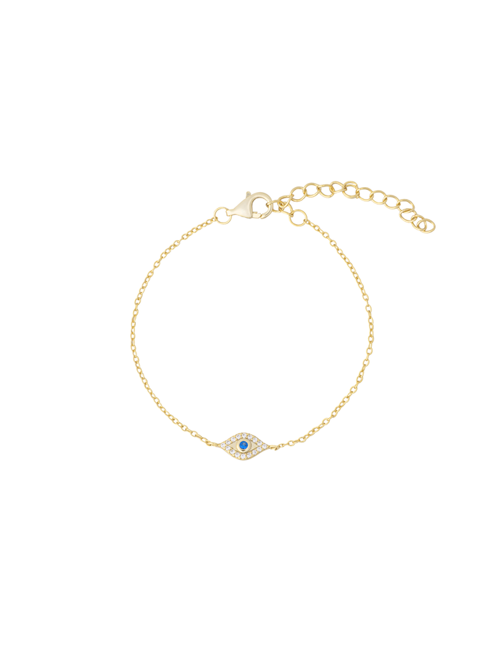 Pulsera Ojo Con Zirconias