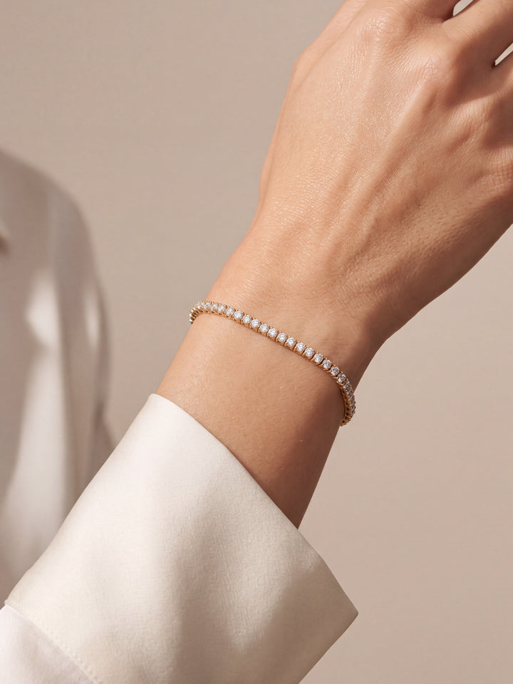 Tennis Bracelet Diamantes Lab Grown 4 Ct