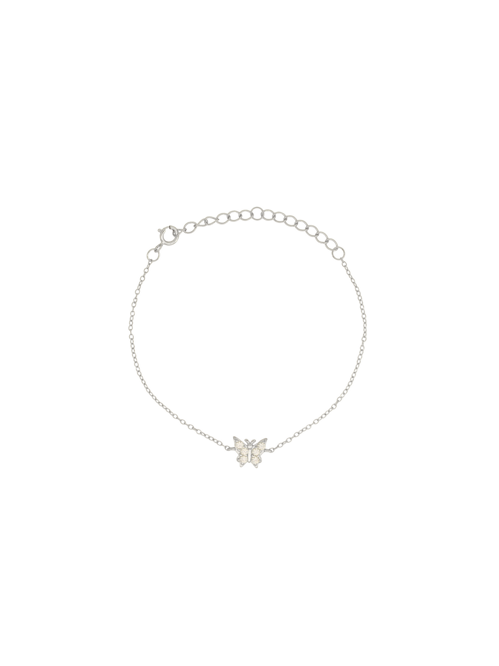 Pulsera Con Mariposa Zirconias