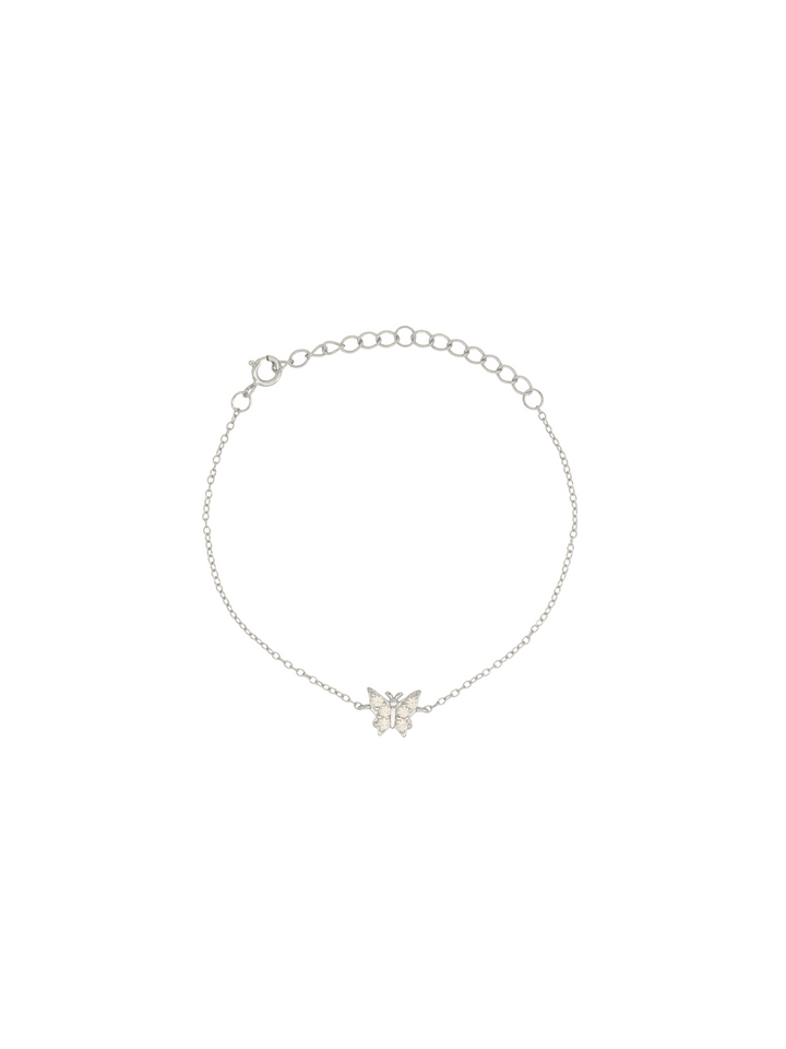 Pulsera Con Mariposa Zirconias