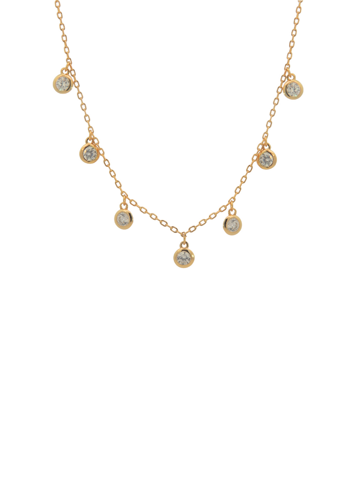 Collar Con Siete Zirconias