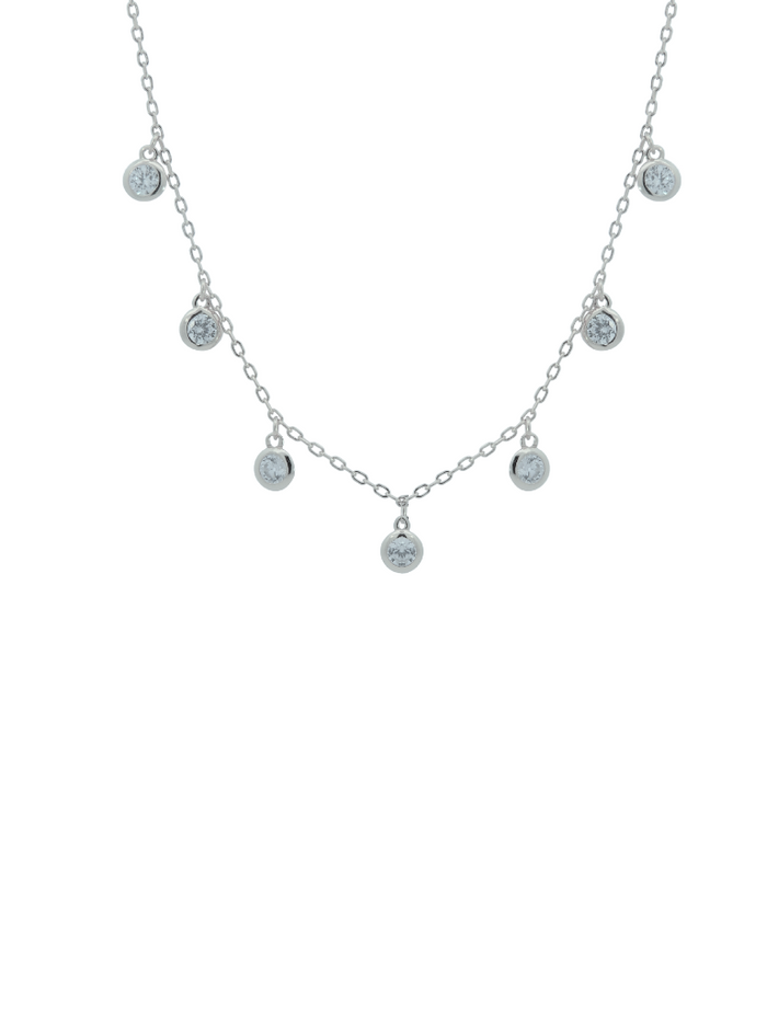 Collar Con Siete Zirconias
