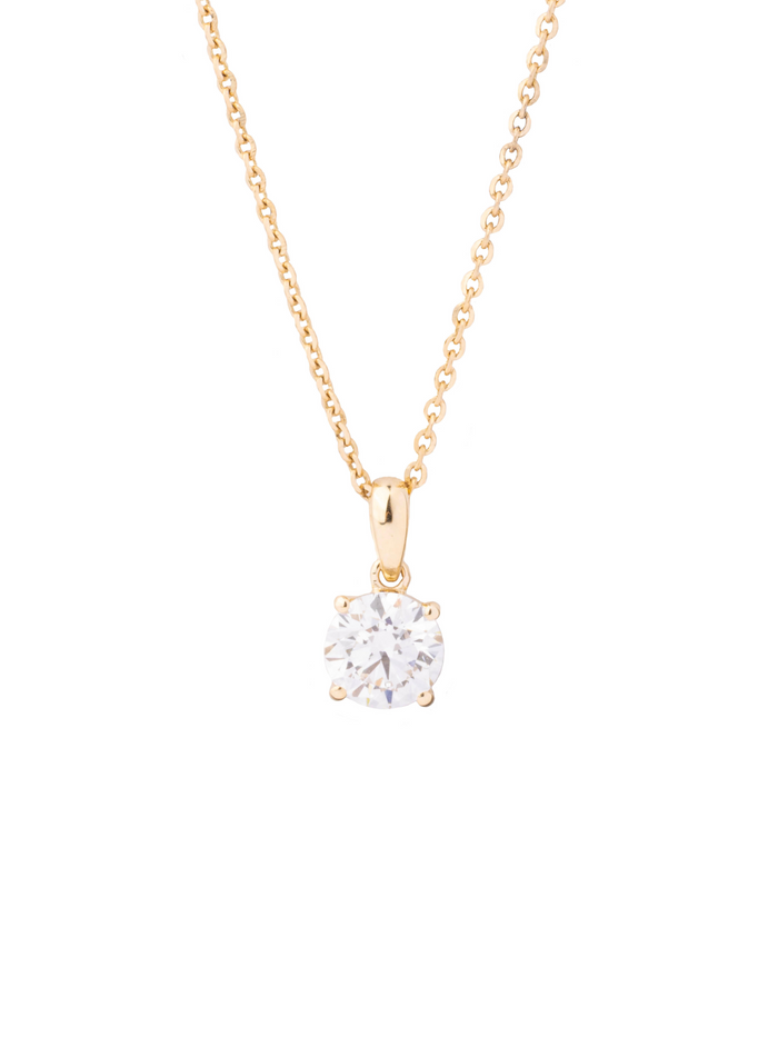 Collar Solitario 1 Ct Diamante Lab Grown