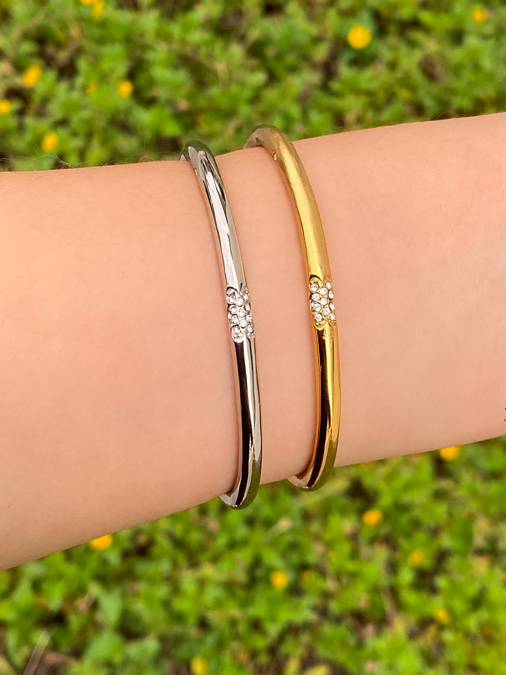 Brazalete Clavo Con Zirconias