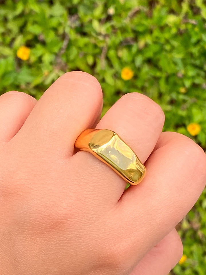 Anillo Grueso Cuadrado