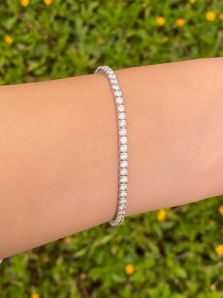 Tennis Bracelet 4 Ct Diamantes Lab Grown