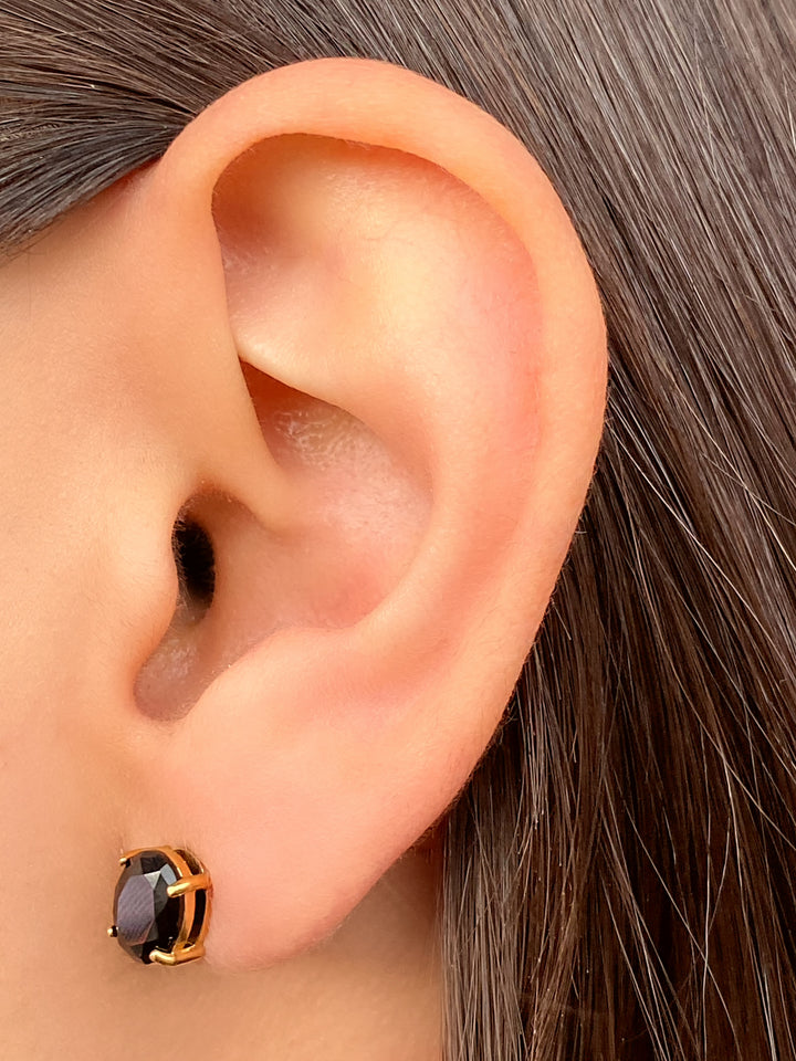 Par Arete Zirconia Ovalado