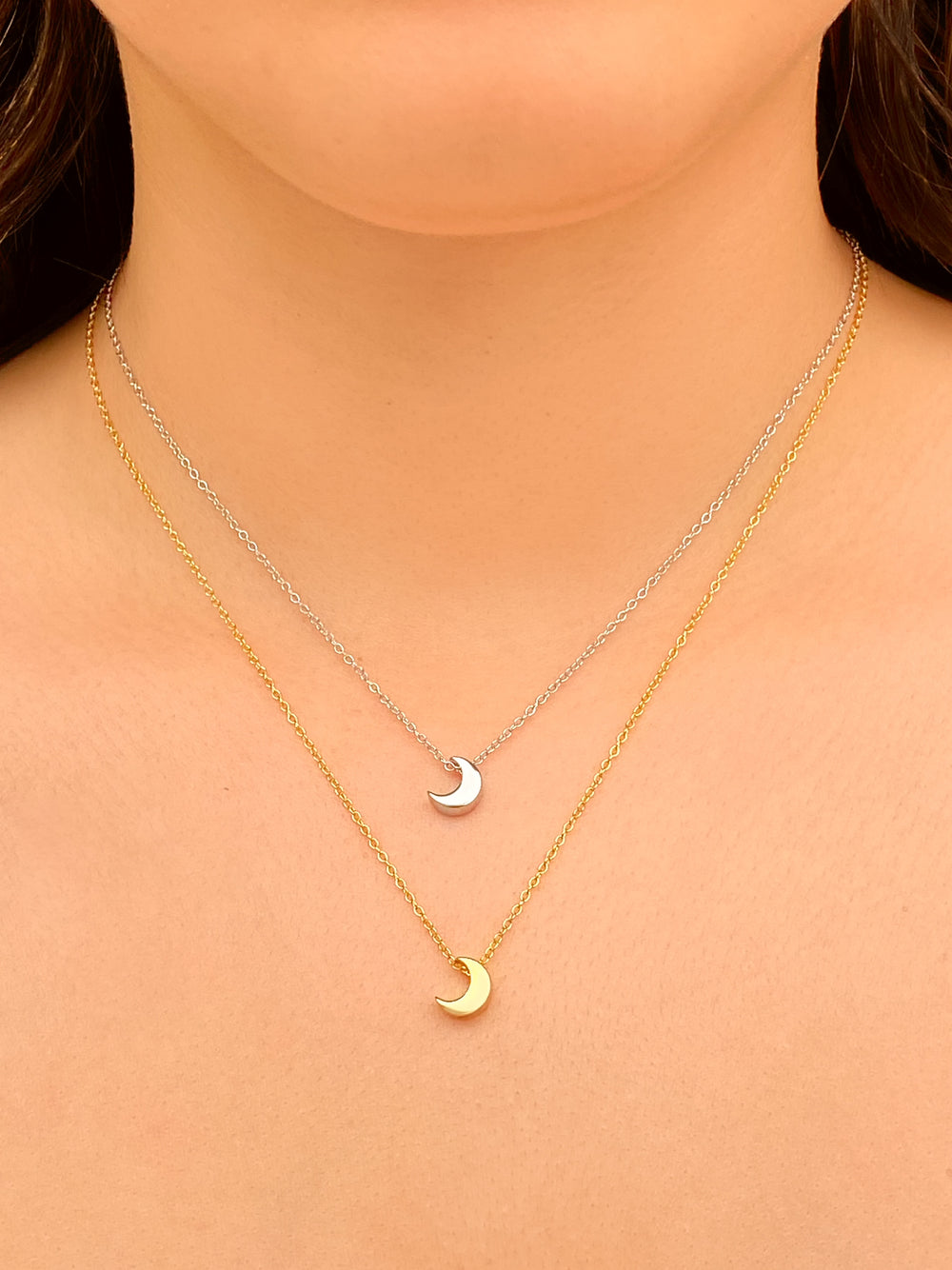 Collar Con Luna Lisa