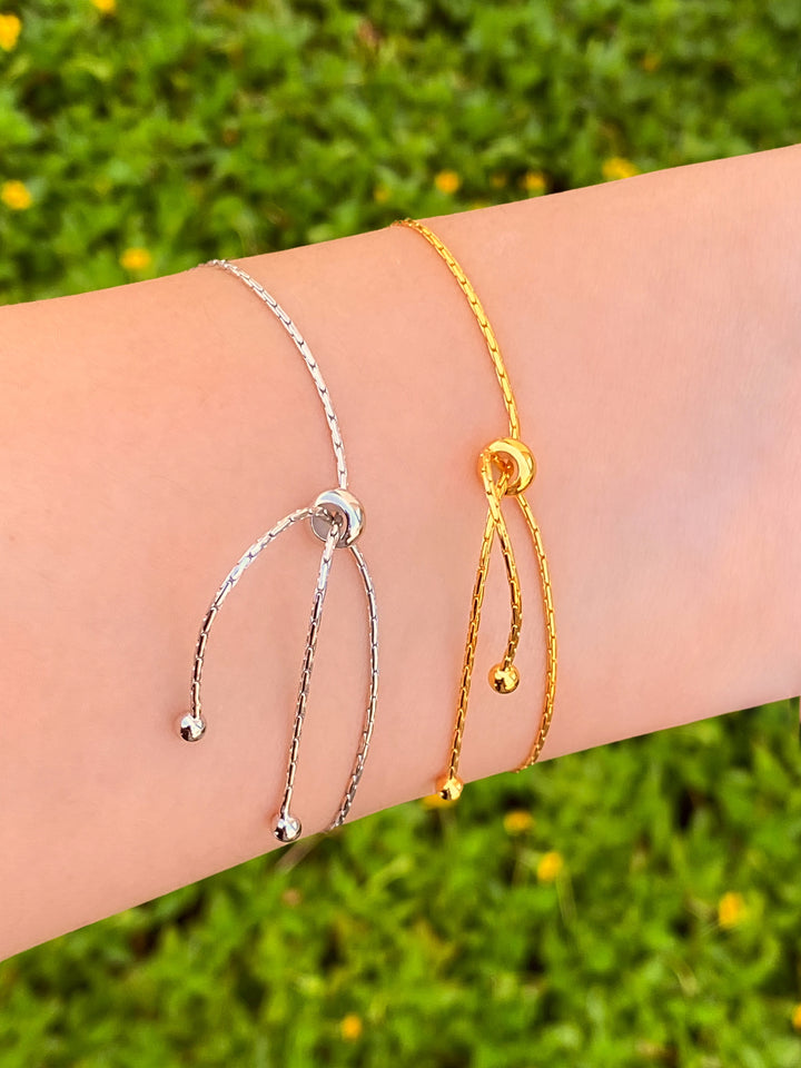 Pulsera Con Perla Ajustable
