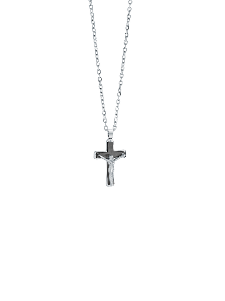 Collar Con Dije Crucifijo Chico