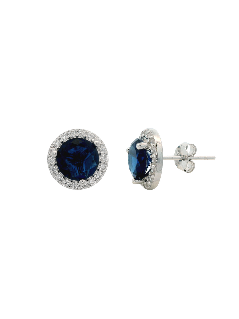 Par Arete Circular Con Zirconias