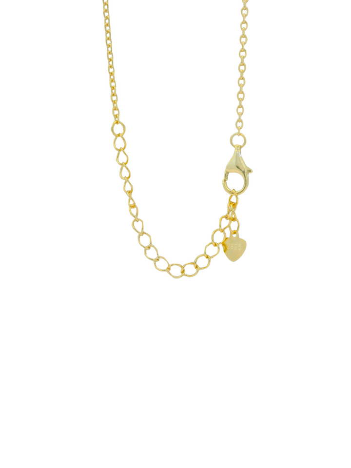 Collar Con Dije Trebol Onix