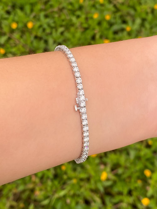 Tennis Bracelet Diamantes 4 Quilates