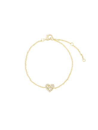 Pulsera Corazon Entrelazado Zirconias