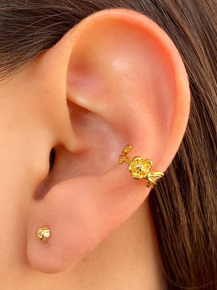 Ear Cuff Flor con Petalos