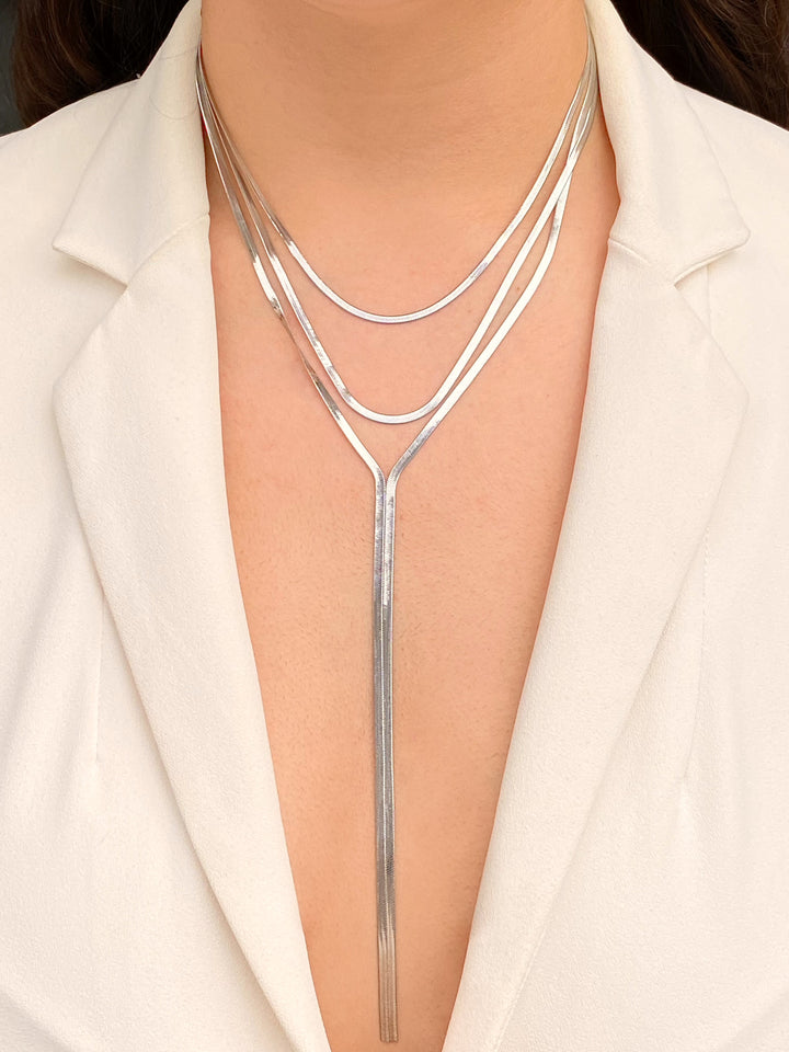 Collar Corbatin Doble Planchado