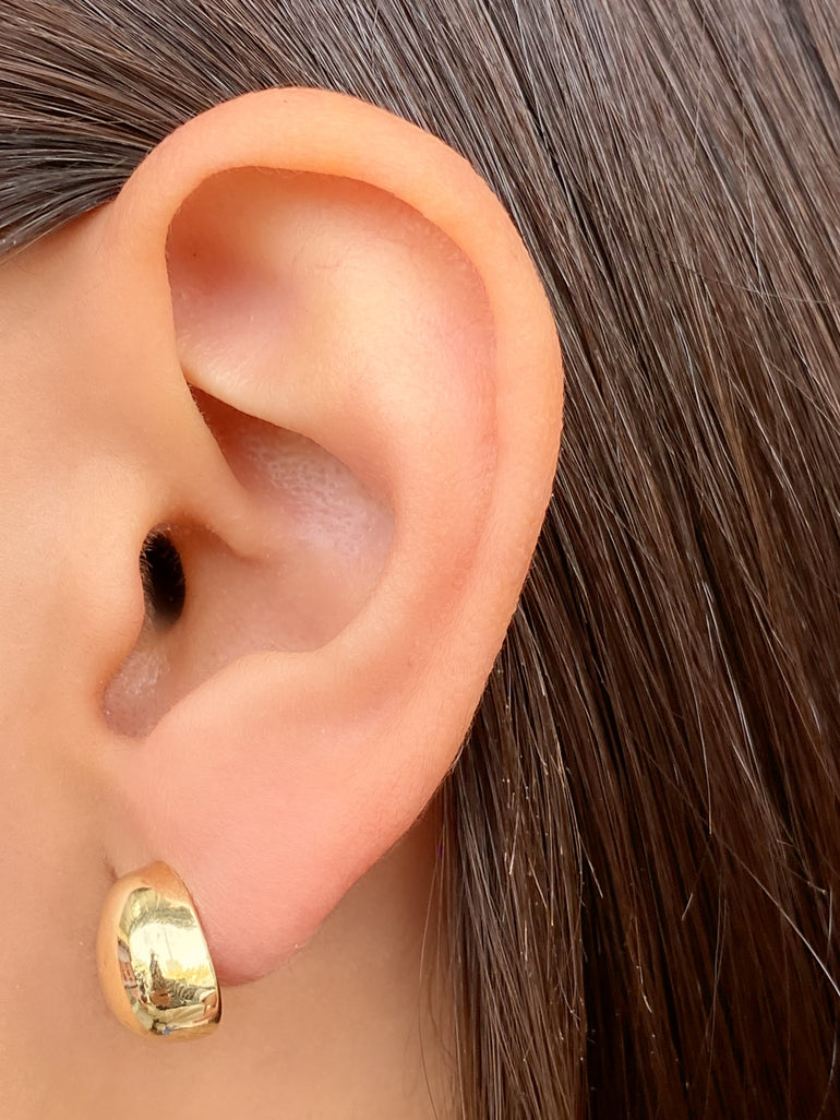 Par Arete Ovalado Liso