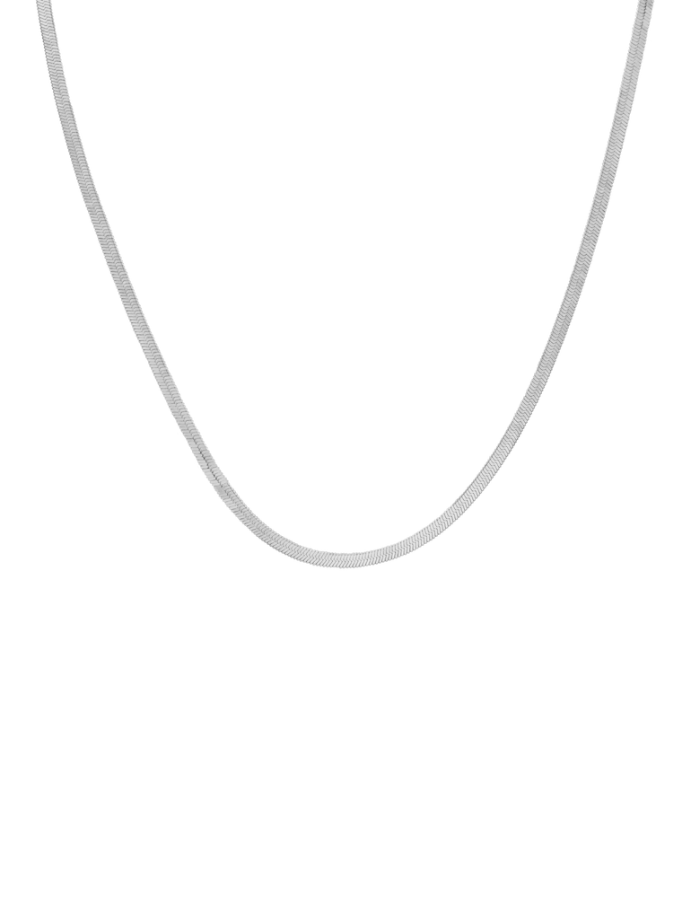 Cadena Plateada Planchada 2 mm