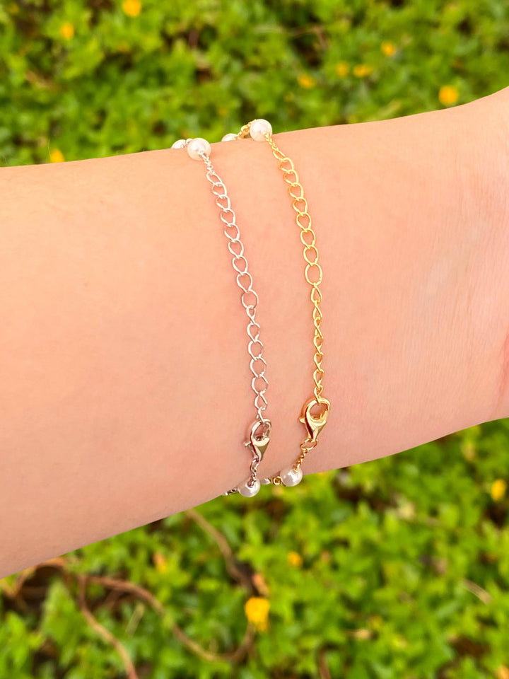 Pulsera Con Perlitas