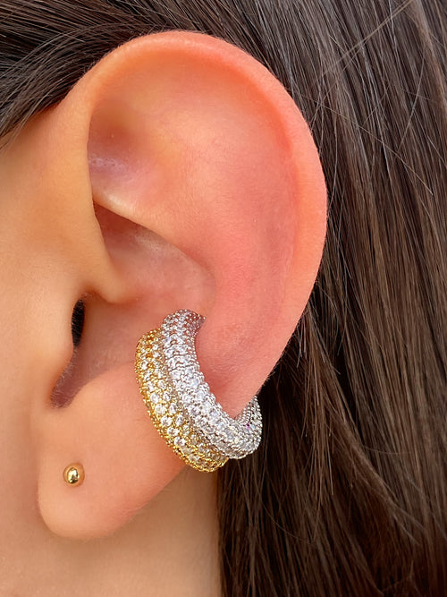 Ear Cuff Con Zirconias