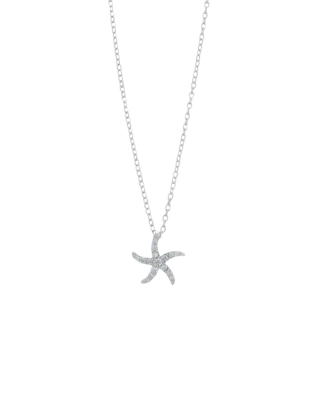 Collar Con Estrella de Mar Zirconias