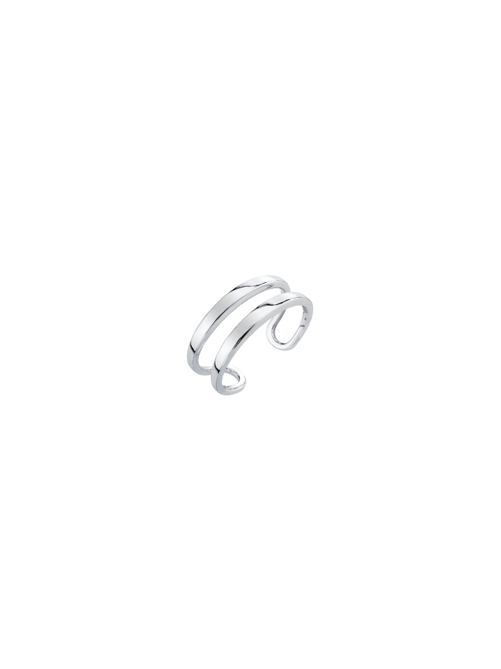 Anillo Doble Linea Ajustable
