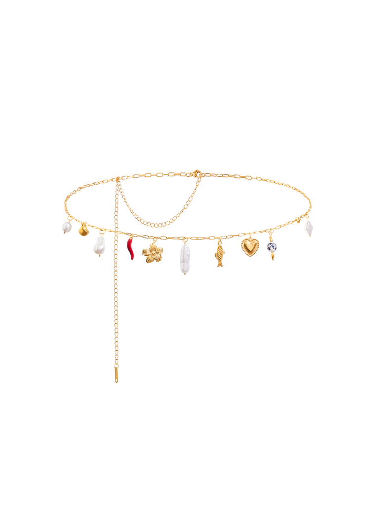 Cadena Para Cintura Con Dijes