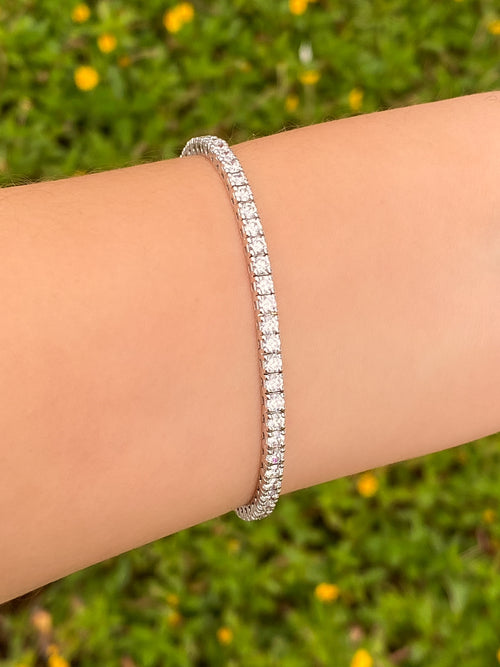 Tennis Bracelet Diamantes 5 Quilates