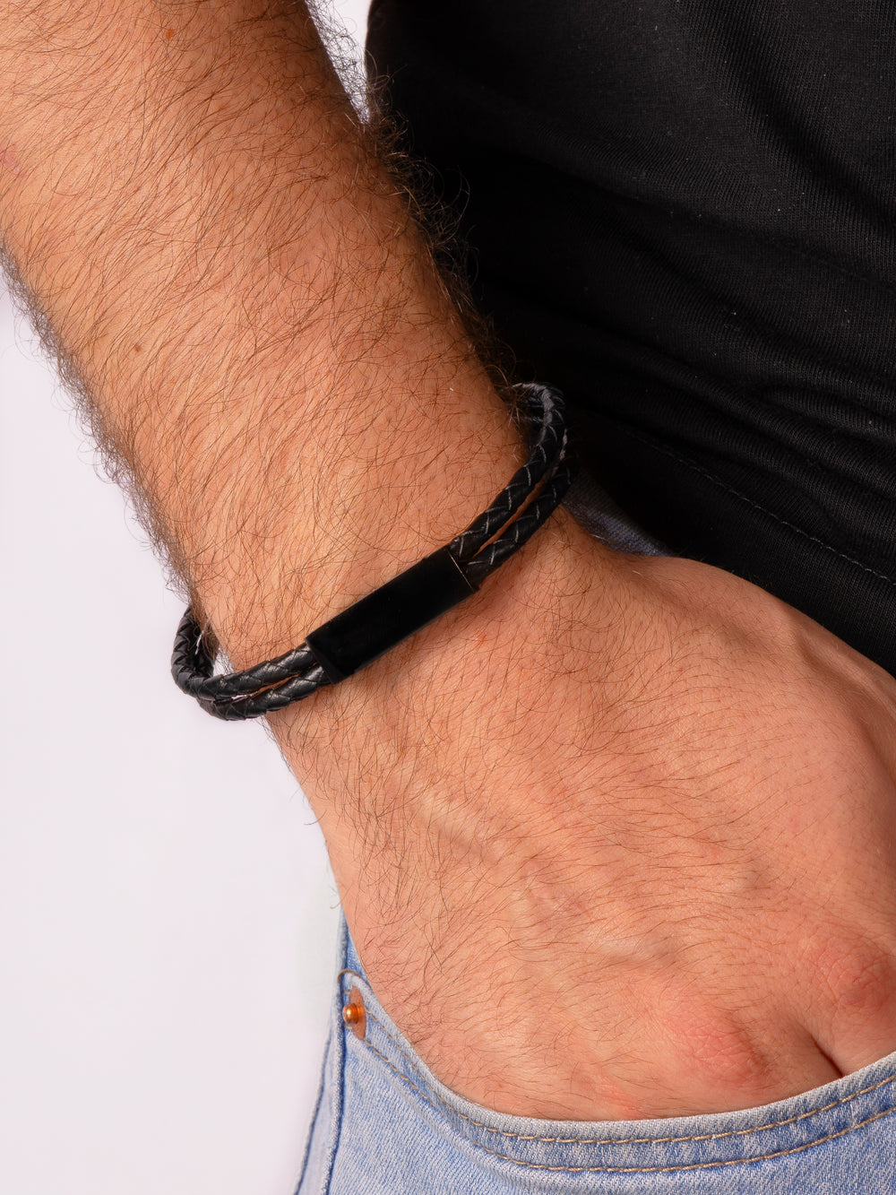 Brazalete Doble Con Placa