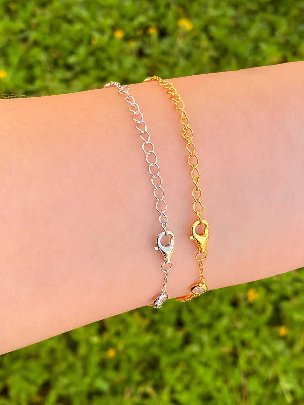 Pulsera Biseles Con Zirconias