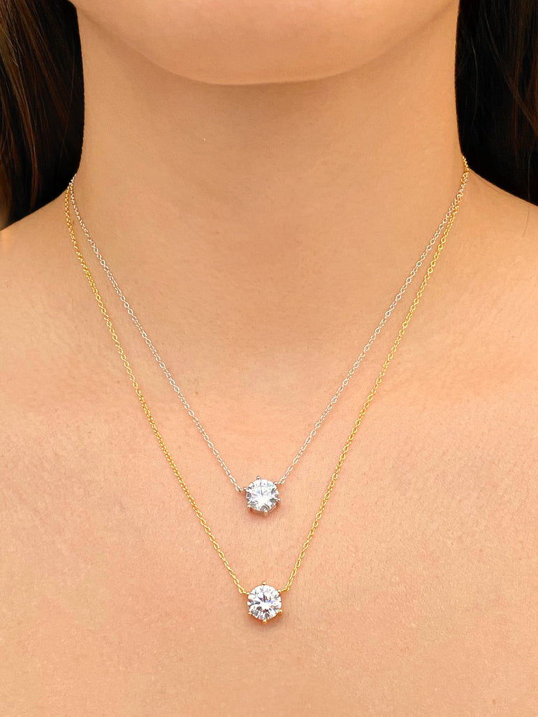 Collar Dije Zirconia 10 mm