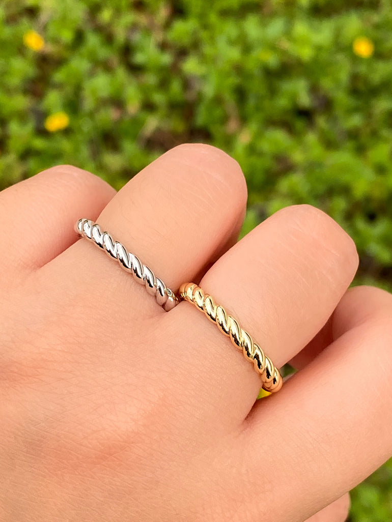 Anillo Trenzado 3 mm