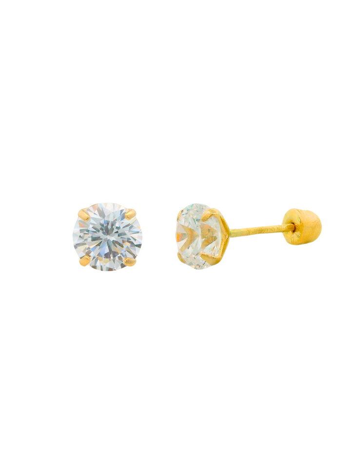 Broquel Zirconia Oro 14k