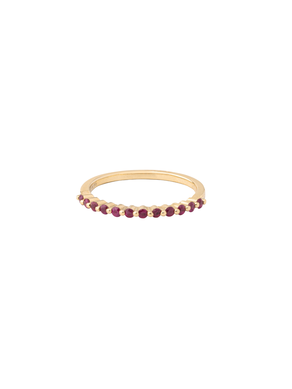 Anillo Corte Round 0.25 Ct Rubi Natural