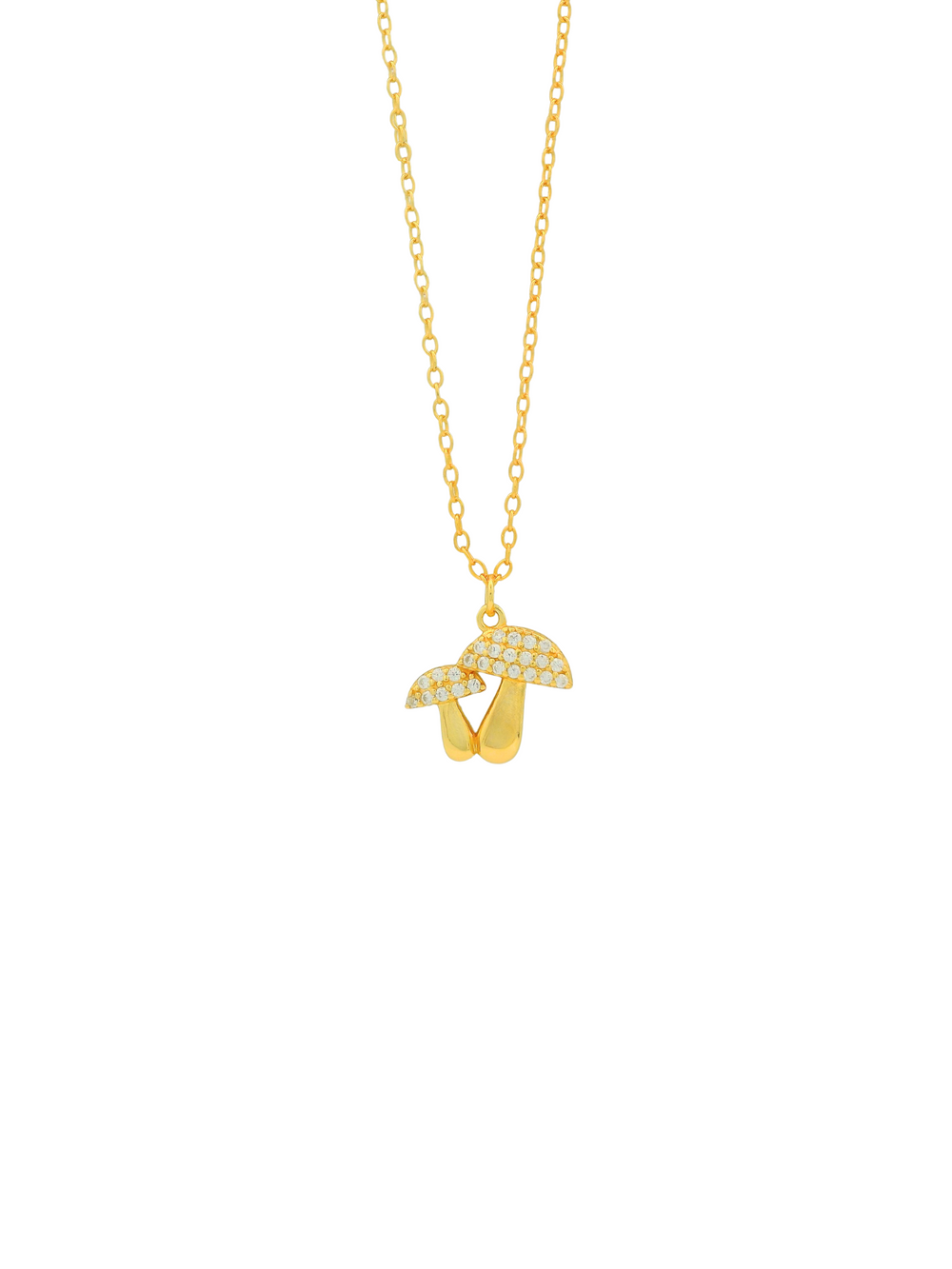 Collar Con Doble Hongo