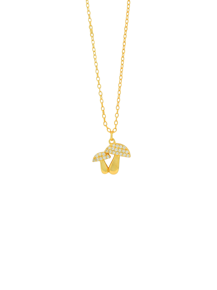 Collar Con Doble Hongo