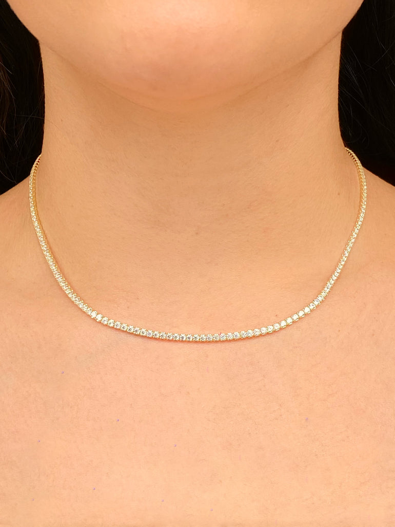 Collar Tennis Zirconias 2 mm