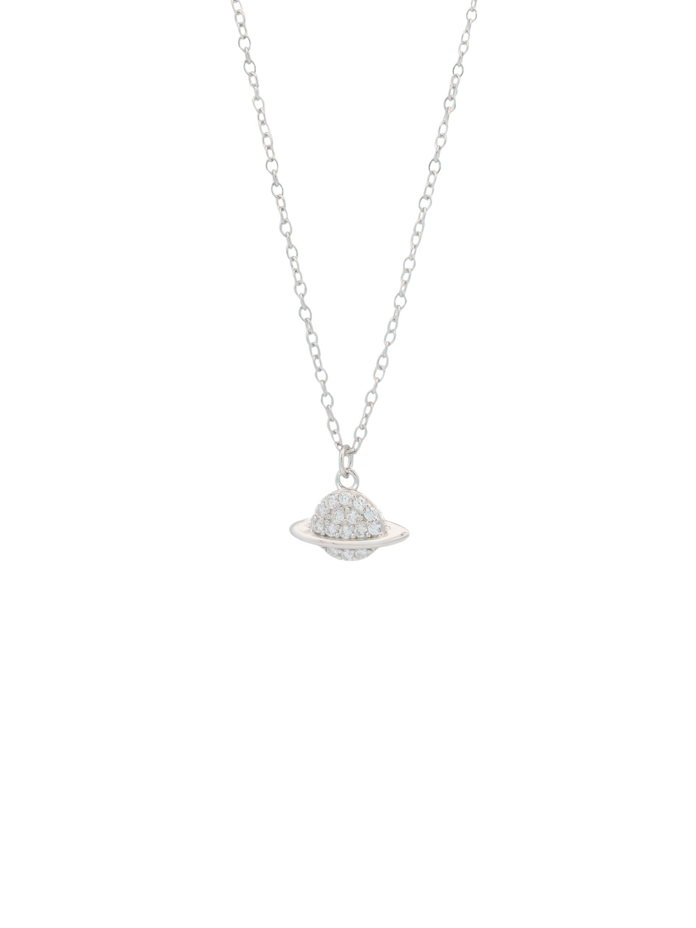 Collar Con Planeta Zirconias
