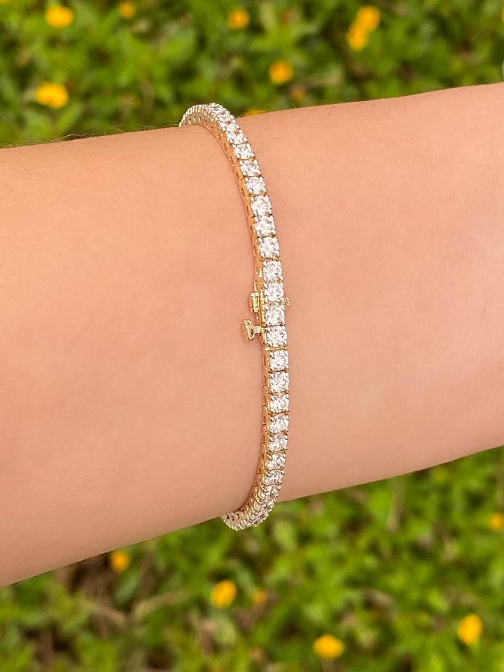 Tennis Bracelet 5 Ct Diamantes Lab Grown