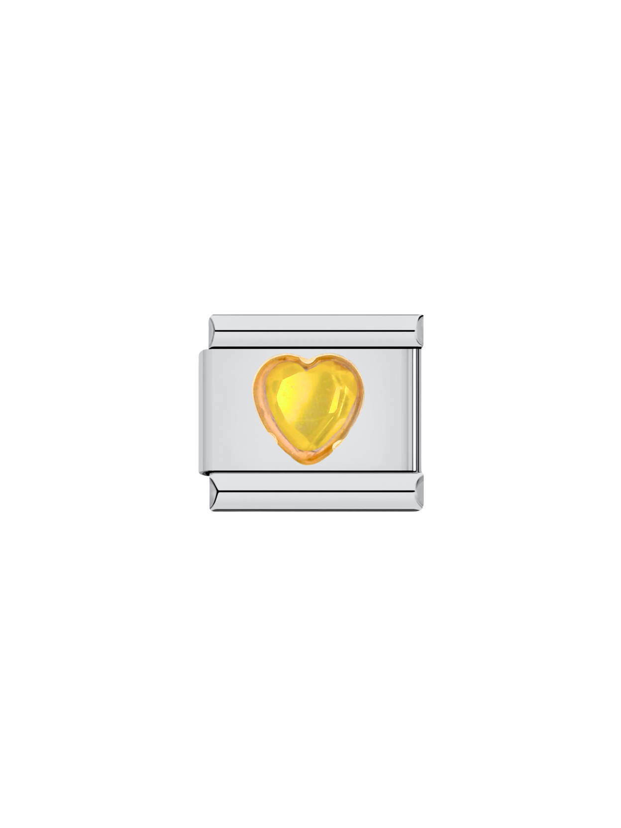 Charm Corazon Zirconia 3D