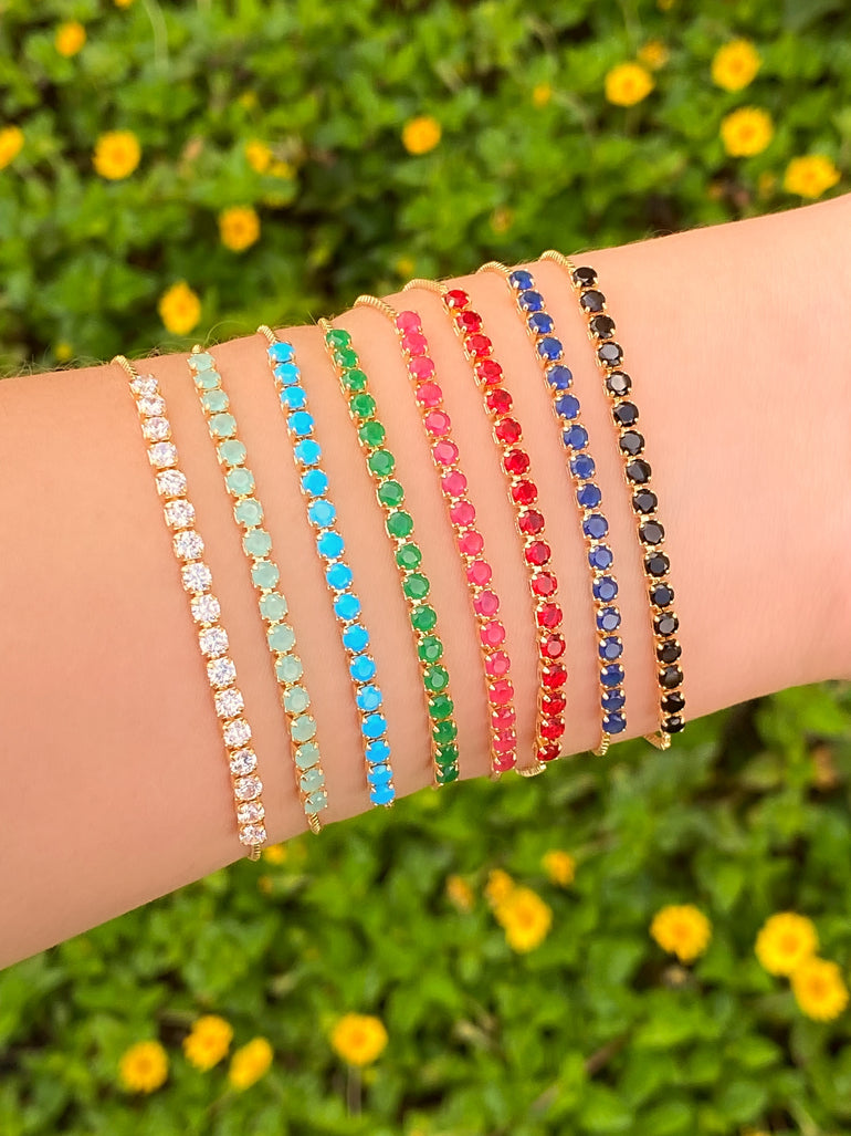Pulsera Zirconias Ajustable