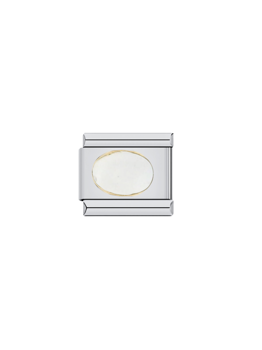 Charm Con Zirconia Ovalada