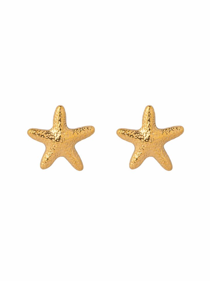Par Arete Estrella Con Textura