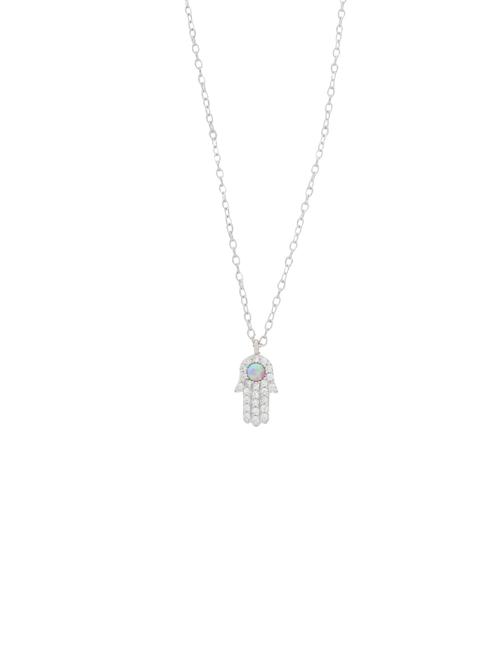 Collar Mano De Fátima con Ópalo