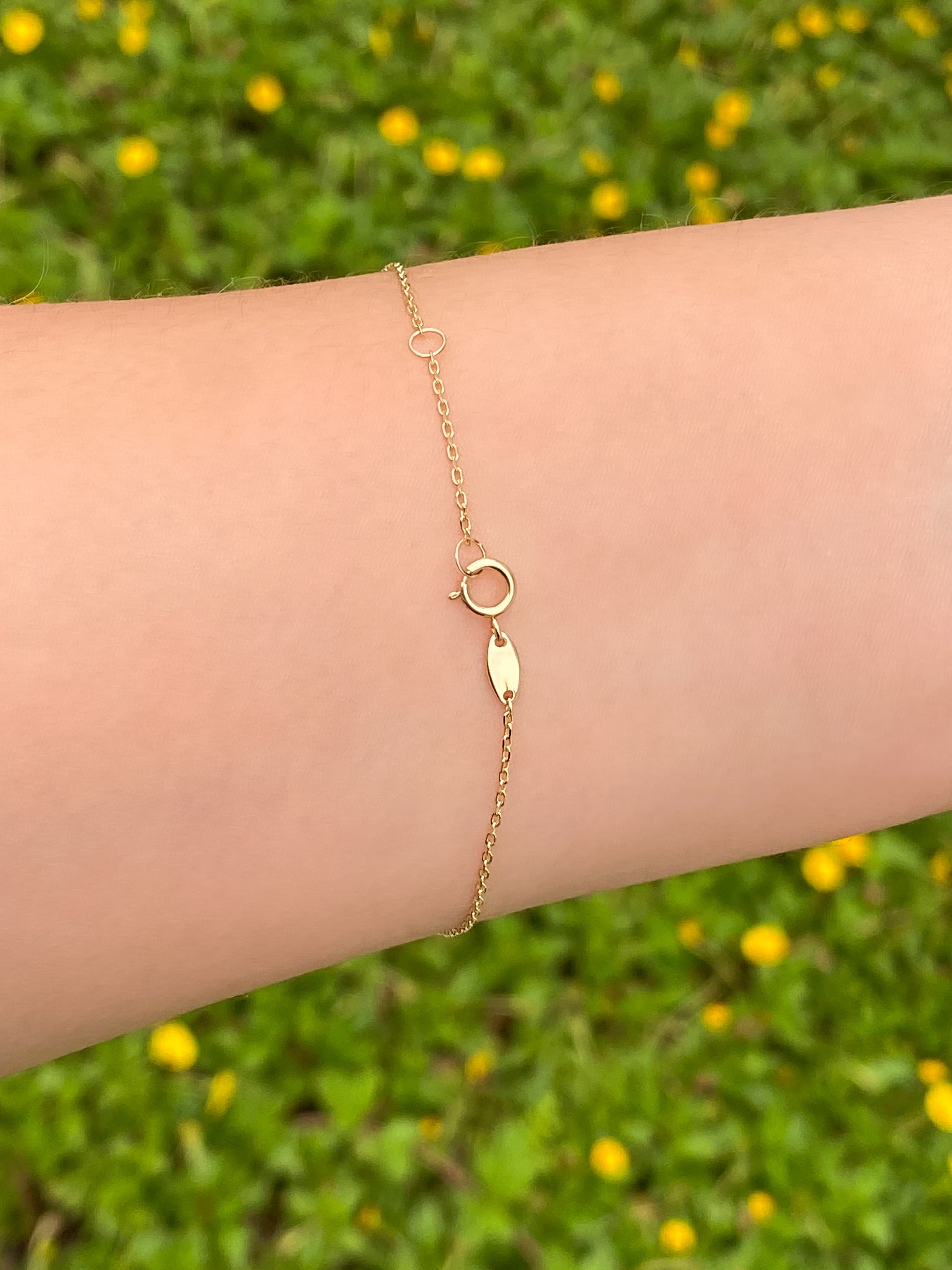 Pulsera Dije Arbol Oro 14k