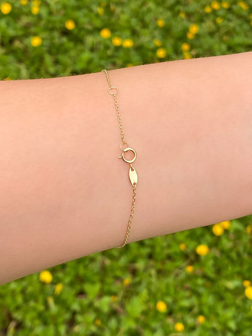 Pulsera Dije Arbol Oro 14k