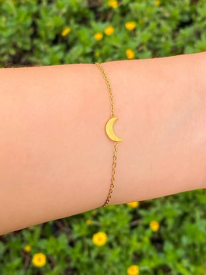Pulsera Con Luna Lisa